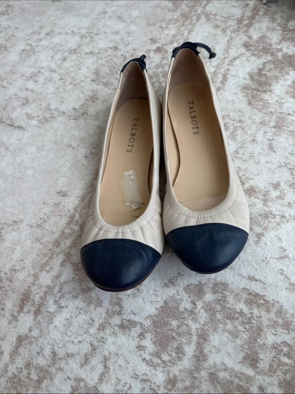 Talbot’s Slip-On Round Toe Drawstring flats Shoes